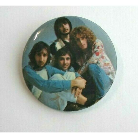 The Who Vintage 1989 Badge Button Up Pin Pinback Hard Rock Licensed Original - Picture 5 of 5